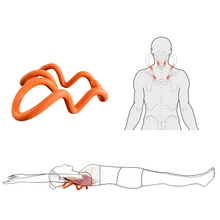 Load image into Gallery viewer, While stretching out a bend-forward upper back and middle back, six peak point smoothly release the muscles tension attached to shoulder blade, such as Trapezius, Rhomboids, Levator Scapula, Latissimus Dorsi . It works all areas of the scapula so that tension in one area isn’t released at the expense of another