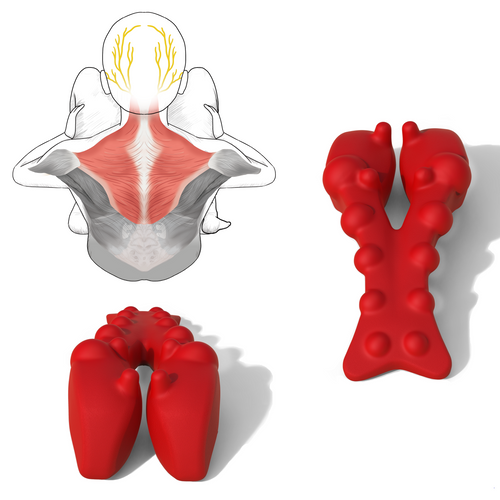 Myofascial Release Tight Trapezius Muscles to Relieve Neck Pain, Upper Back Pain, Shoulder Pain, Migraine, Tension headache,  Occipital Neuralgia, Suboccipital Headache, Levator Scapulae syndrome Thoracic outlet syndrome and Dowager's hump