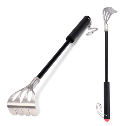 Long back scratcher for hard-to-reach areas of the back