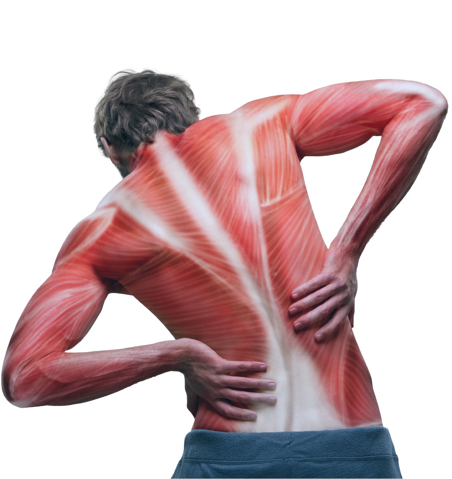 Lower-back, hip and back muscle tension