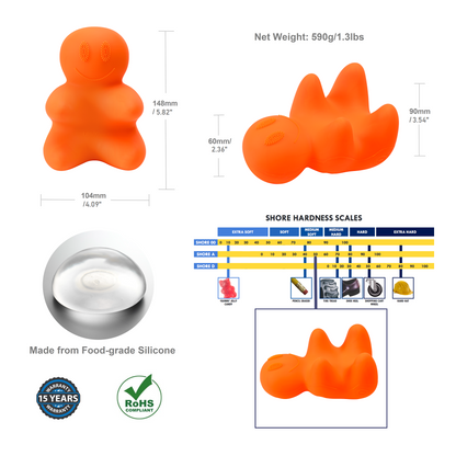 LittleMum silicone massage ball dimensions weight and firmness